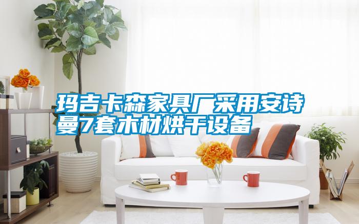 瑪吉卡森家具廠采用安詩曼7套木材烘干設備