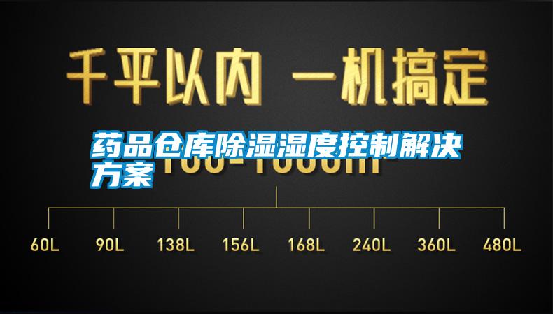 藥品倉庫除濕濕度控制解決方案