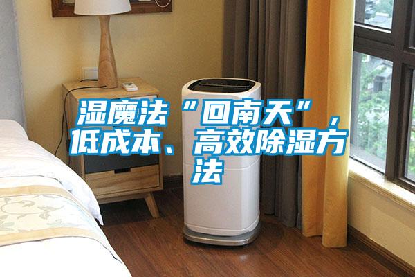 濕魔法“回南天”,低成本、高效除濕方法