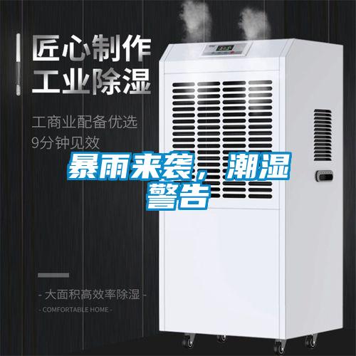 暴雨來(lái)襲,潮濕警告