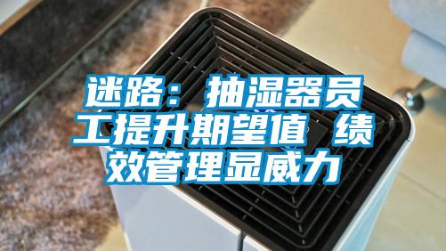 迷路:抽濕器員工提升期望值 績效管理顯威力