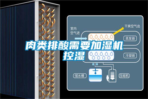 肉類排酸需要加濕機控濕