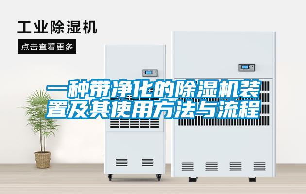 一種帶凈化的除濕機(jī)裝置及其使用方法與流程