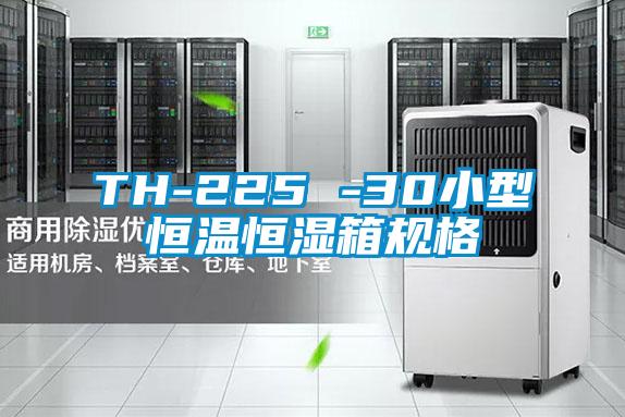 TH-225 -30小型恒溫恒濕箱規格