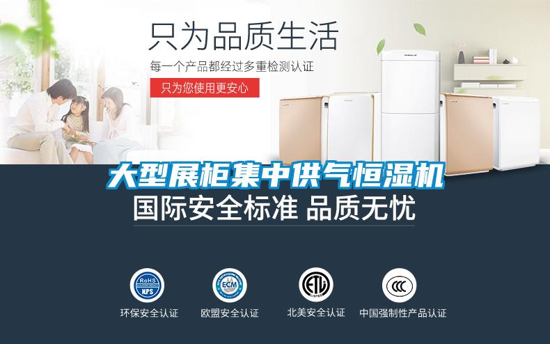 大型展柜集中供氣恒濕機