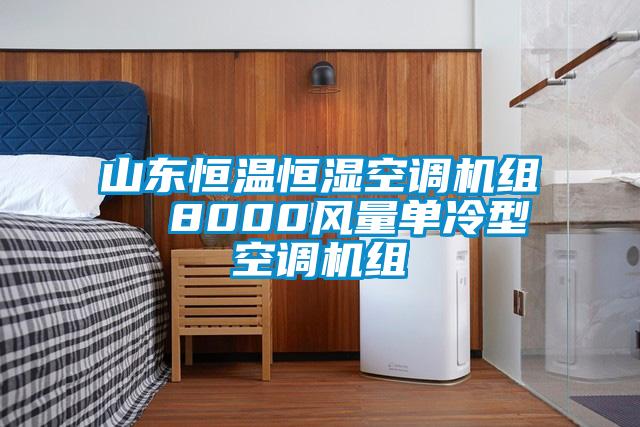 山東恒溫恒濕空調機組  8000風量單冷型空調機組