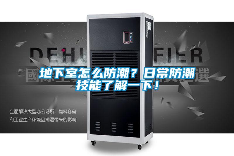 地下室怎么防潮?日常防潮技能了解一下!