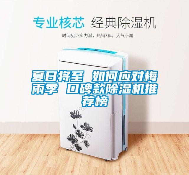 夏日將至 如何應(yīng)對梅雨季 口碑款除濕機推薦榜