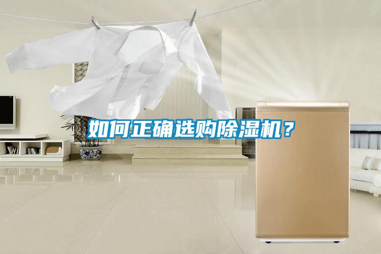 如何正確選購除濕機？