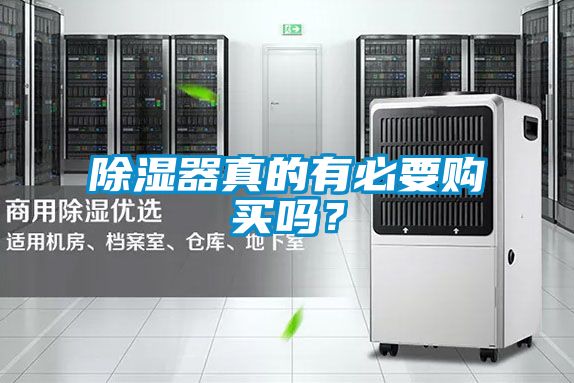 除濕器真的有必要購買嗎?