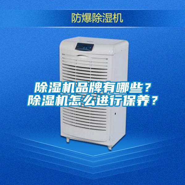 除濕機品牌有哪些?除濕機怎么進行保養?