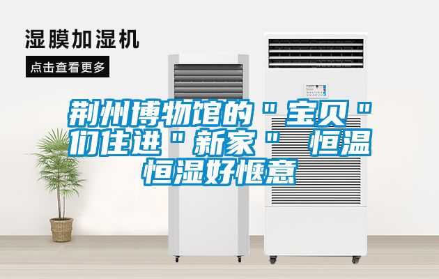 荊州博物館的＂寶貝＂們住進＂新家＂ 恒溫恒濕好愜意