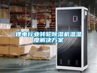 常見問題鋰電行業轉輪除濕機溫濕度解決方案