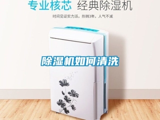 行業新聞除濕機如何清洗