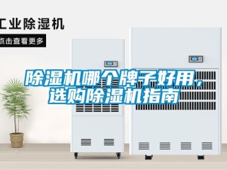 行業新聞除濕機哪個牌子好用，選購除濕機指南