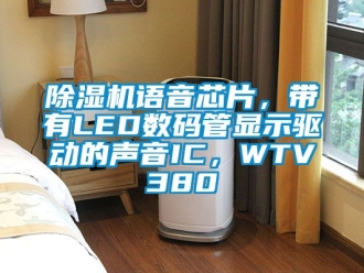 行業新聞除濕機語音芯片，帶有LED數碼管顯示驅動的聲音IC，WTV380