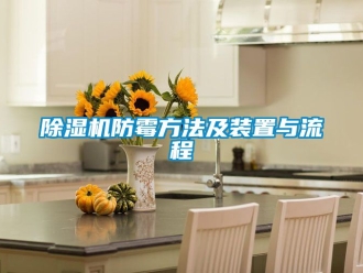 行業(yè)新聞除濕機防霉方法及裝置與流程